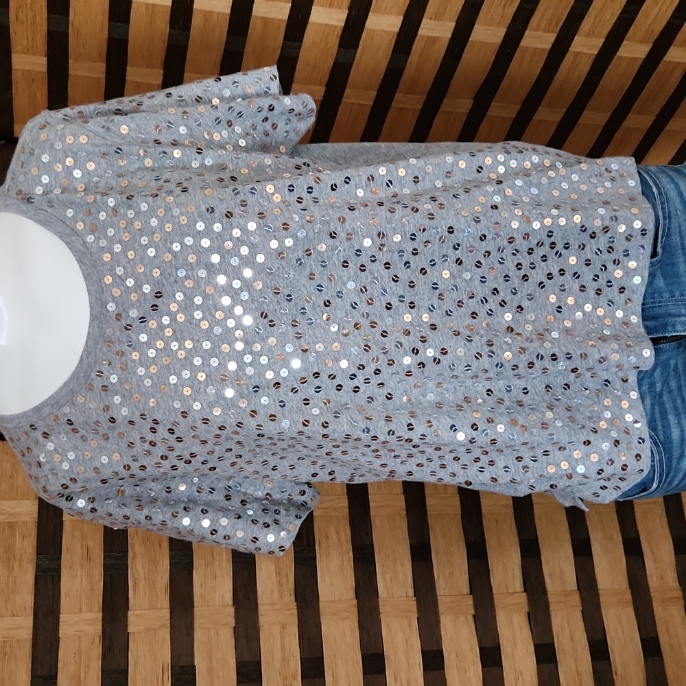 J Crew Sequin Top - image 3